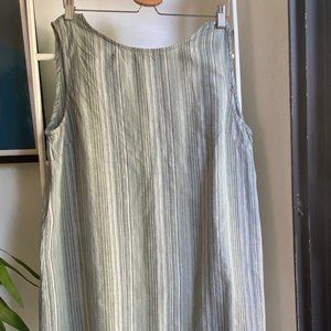 Women's Reformation low back sleeveless dress, beach coverup, minimalist linen